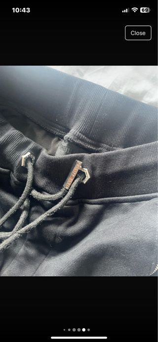 Chándal Philipp Plein Negro y Plateado