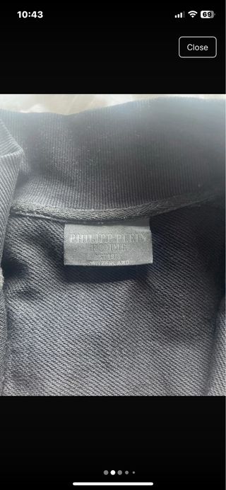 Chándal Philipp Plein Negro y Plateado