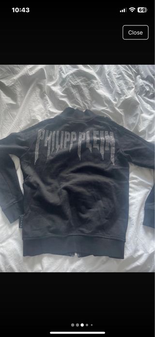 Chándal Philipp Plein Negro y Plateado