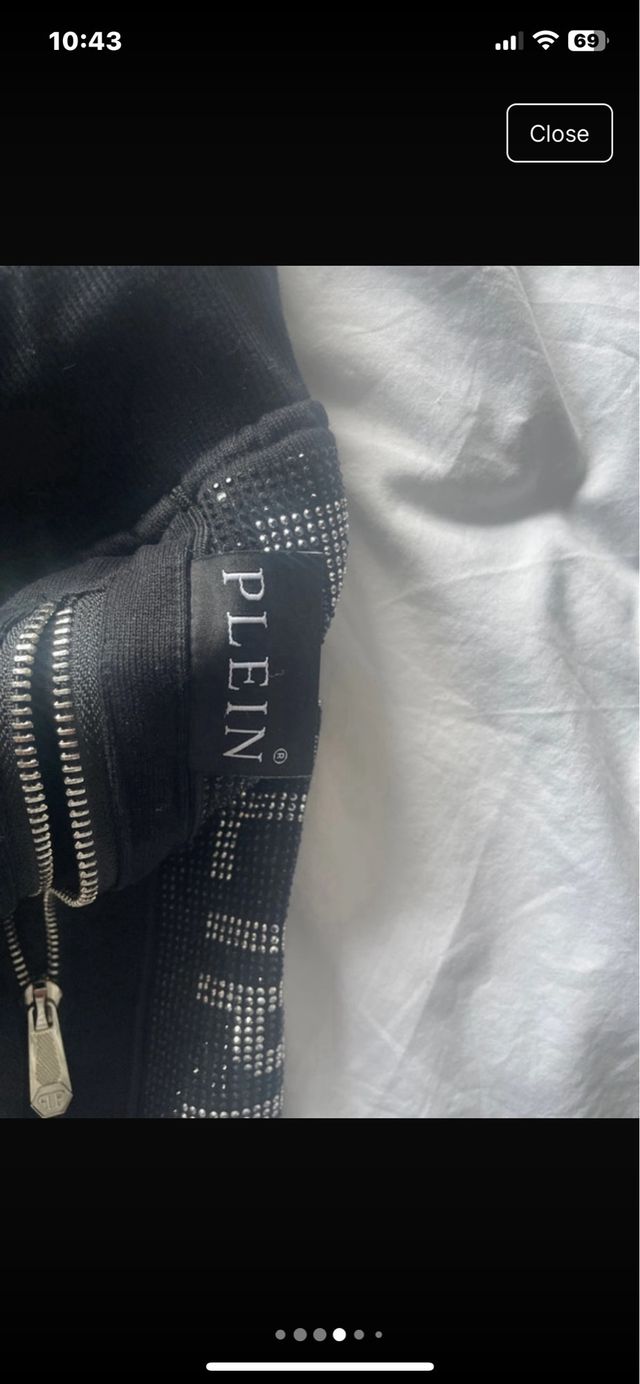 Chándal Philipp Plein Negro y Plateado