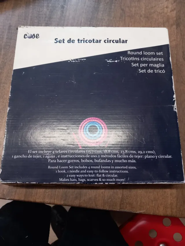 Set Telar Circular Tricotar 4 Medidas