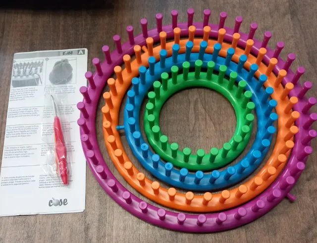 Set Telar Circular Tricotar 4 Medidas