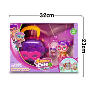 ¡Todo en Uno! Casa Muñeca Sisi Little Babies cute