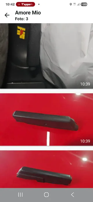 Coperchio leva freno mano Lancia Delta HF