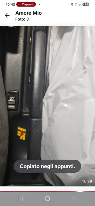 Coperchio leva freno mano Lancia Delta HF