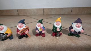 Set 7 nani resina 5 cm di altezza