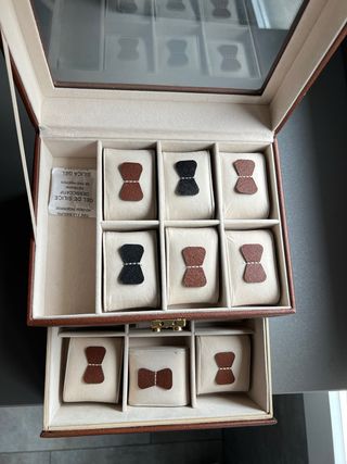 Caja Joyero Relojes Marrón nuevo