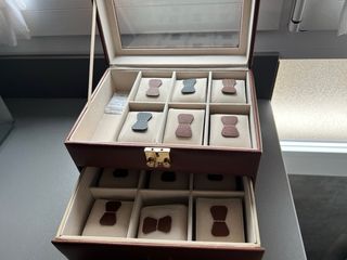 Caja Joyero Relojes Marrón nuevo