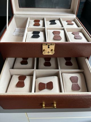 Caja Joyero Relojes Marrón nuevo