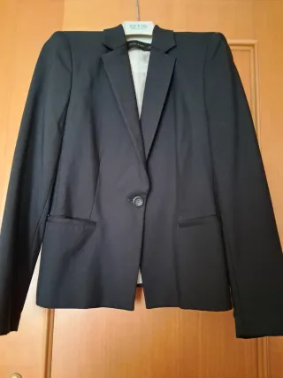 Americana Zara Negra Mujer