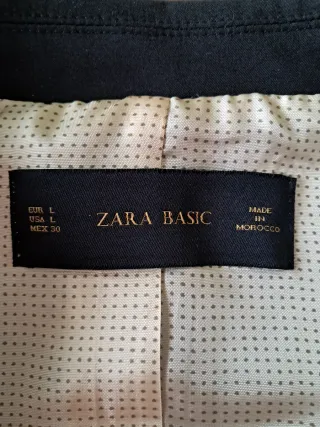 Americana Zara Negra Mujer