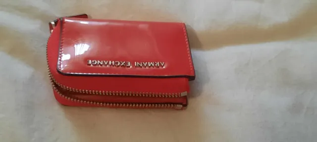 Monedero tarjetero Armani Exchange rojo