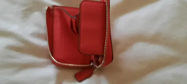 Monedero tarjetero Armani Exchange rojo