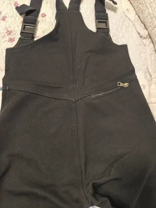 Pantalón de esquí negro con cremallera