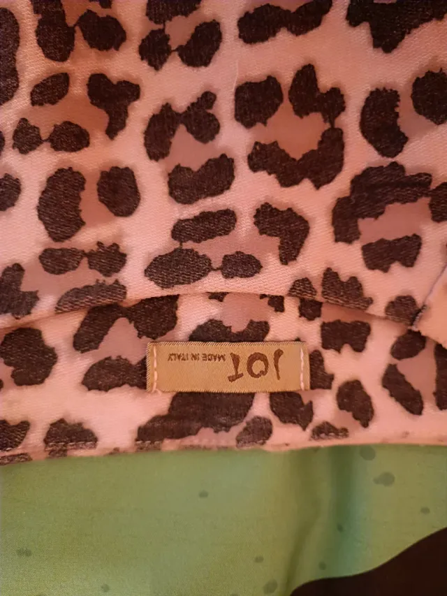 Vestido estampado animal print talla XL