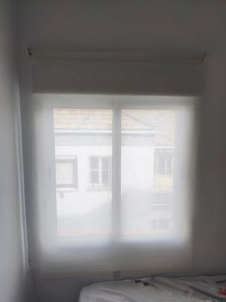 Estor IKEA blanco con varilla NUEVO