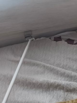 Estor IKEA blanco con varilla NUEVO