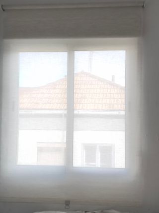 Estor IKEA blanco con varilla NUEVO