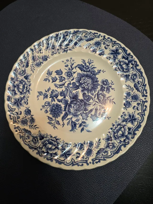 Platos Ridgway Clifton Inglaterra Azules