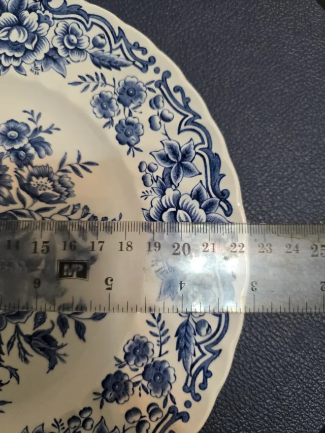 Platos Ridgway Clifton Inglaterra Azules