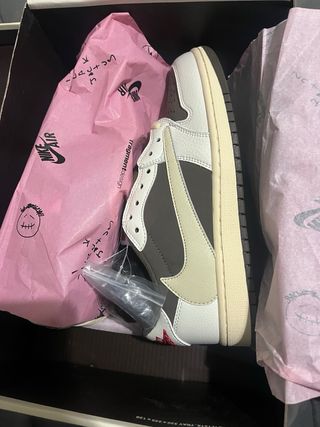 Zapatillas Nike Air Jordan 1 Low Marrón Blanco