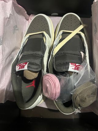 Zapatillas Nike Air Jordan 1 Low Marrón Blanco