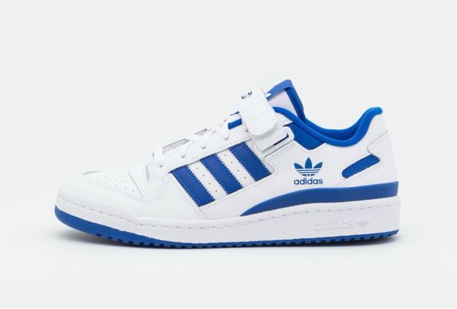 Adidas Forum Low Talla 43 1/3 Azul Blanco