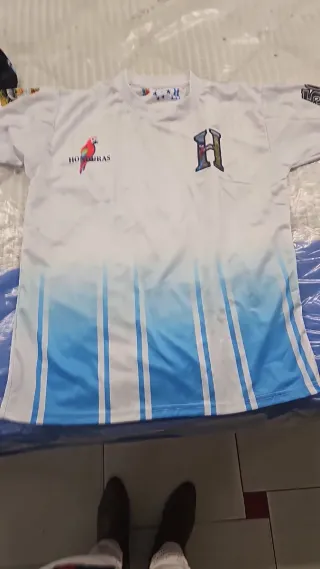 Camiseta  Honduras H Azul Blanca