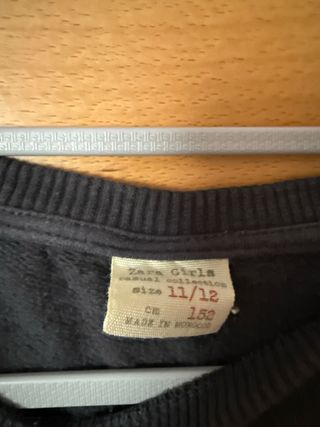 Sudadera Zara Rich & Famous Talla 11-12