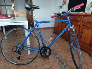 Bicicleta Fixie Vintage Azul