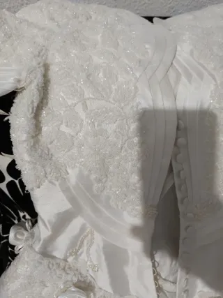 Vestido de Novia Blanco con Pedrería