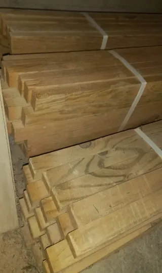 Rastrel pino tratado.