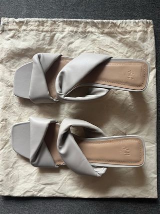 Sandalias H&M grises talla 39