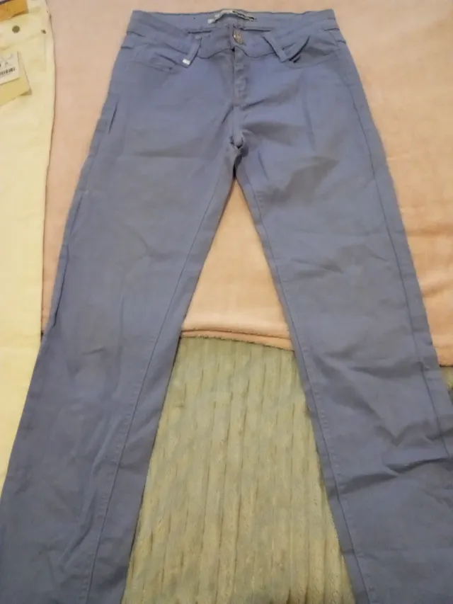 Vaqueros Blancos y azules