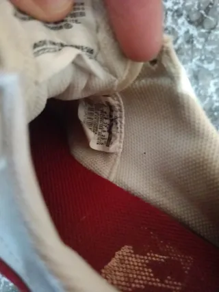 Zapatillas Nike Cortez Mujer Blancas Rojas