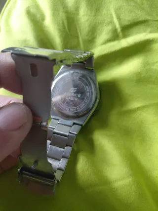 Reloj Casio Edifice Cronógrafo Azul Plata