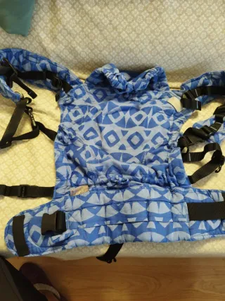 Mochila Porteo Fidella Azul Estampado