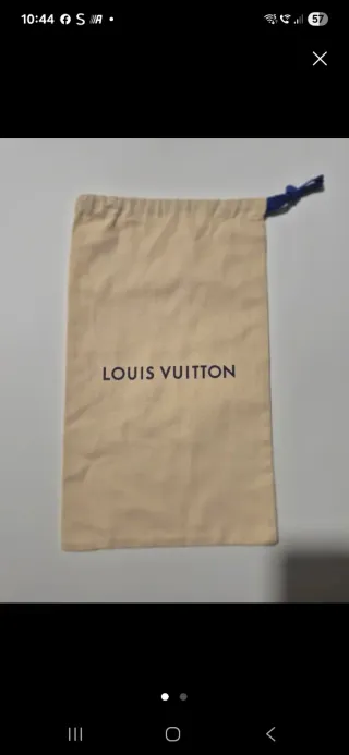 Bolsa de tela Louis Vuitton Beige