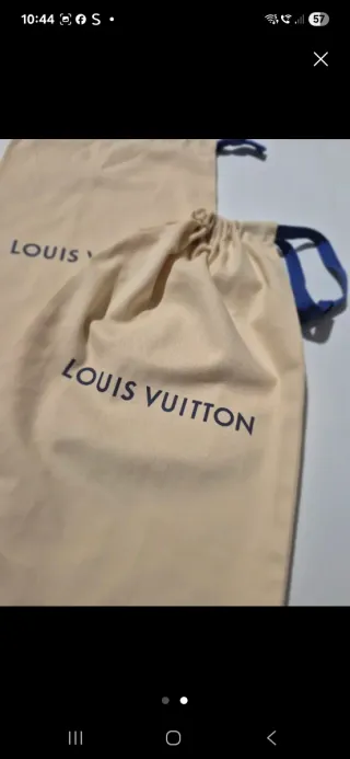 Bolsa de tela Louis Vuitton Beige