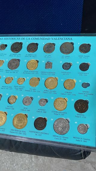 Colección de monedas históricas Comunidad Valencia