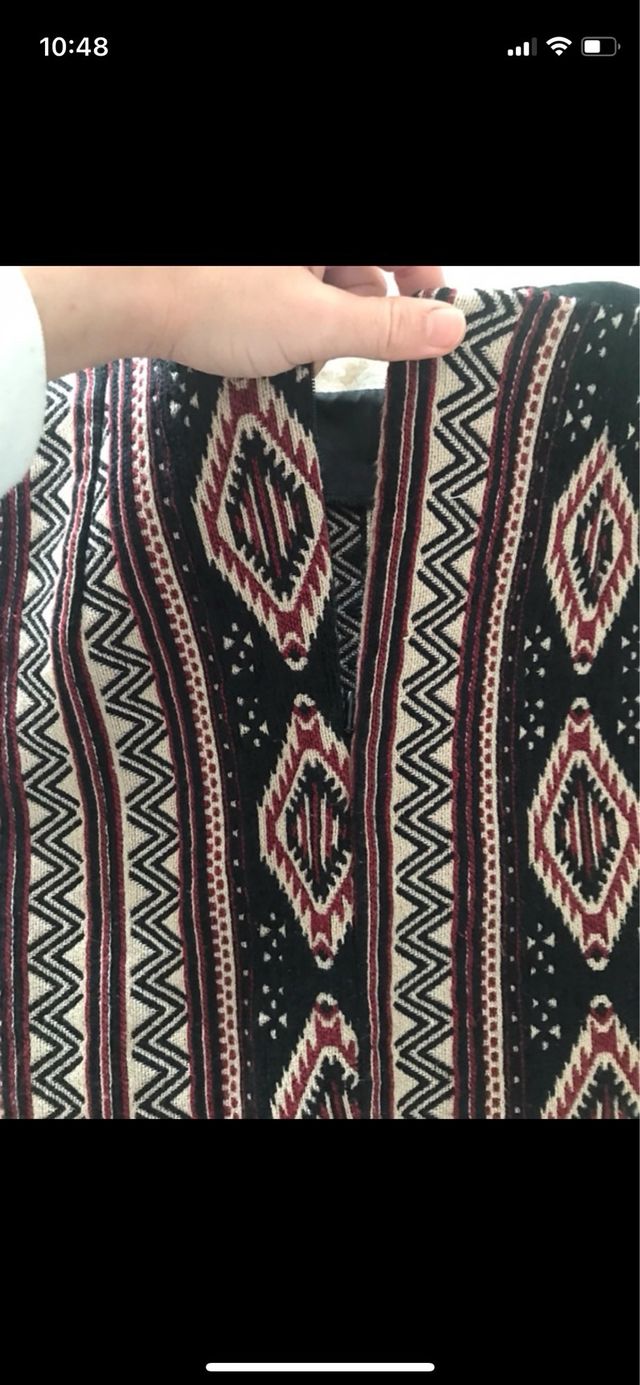 Minifalda estampada étnica