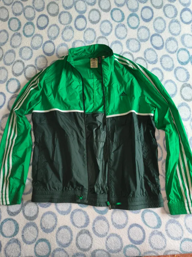 Chaqueta Adidas Verde y Negra