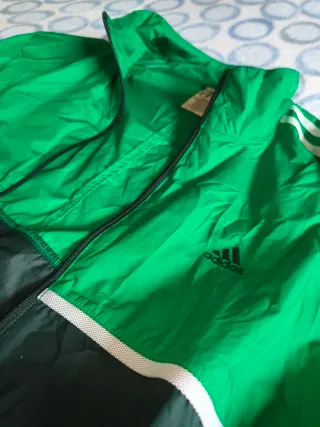 Chaqueta Adidas Verde y Negra