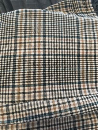 Pantalón recto cuadros