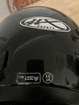 Casco Moto HX Safety Negro