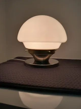 Lampada vintage vetro e metallo