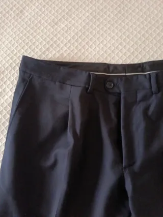 Pantalón Lana Azul BrinconF Sastrería