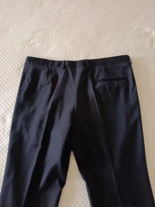 Pantalón Lana Azul BrinconF Sastrería