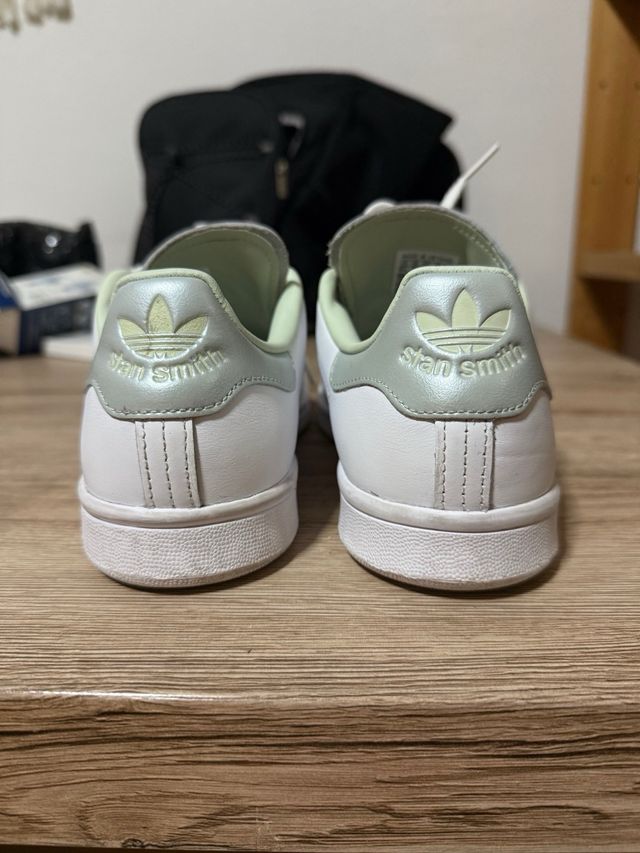 Adidas Stan Smith Mujer blanco y verde