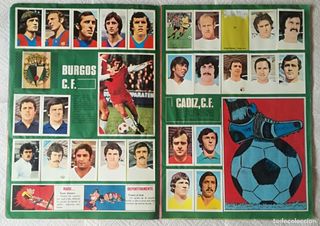 Album de futbol Liga 1977-78 FHER: Faltan 8 cromos